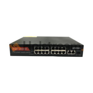 100mbps 16+2+1 poe switch