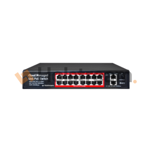 Home 16f+2g+1s cloud managed poe switch